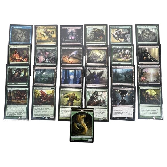 Magic The Gathering MTG Cards Lot of 25 In Sleeves Variety No Duplicates - Picture 1 of 10